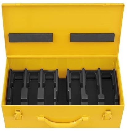 Rems 570295 R Steel Case with insert for 6 press rods