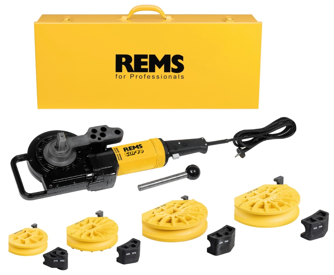 Rems 580025 R220 Curvo Set 16-20-26-32 Electric pipe bender
