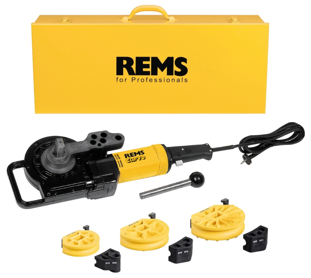 Rems 580026 R220 Curvo Set 15-18-22 Electric pipe bender