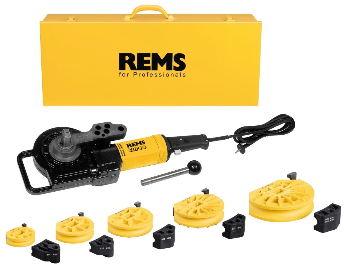 Rems 580028 R220 Curvo Set 14-16-18-22-28 Electric pipe bender