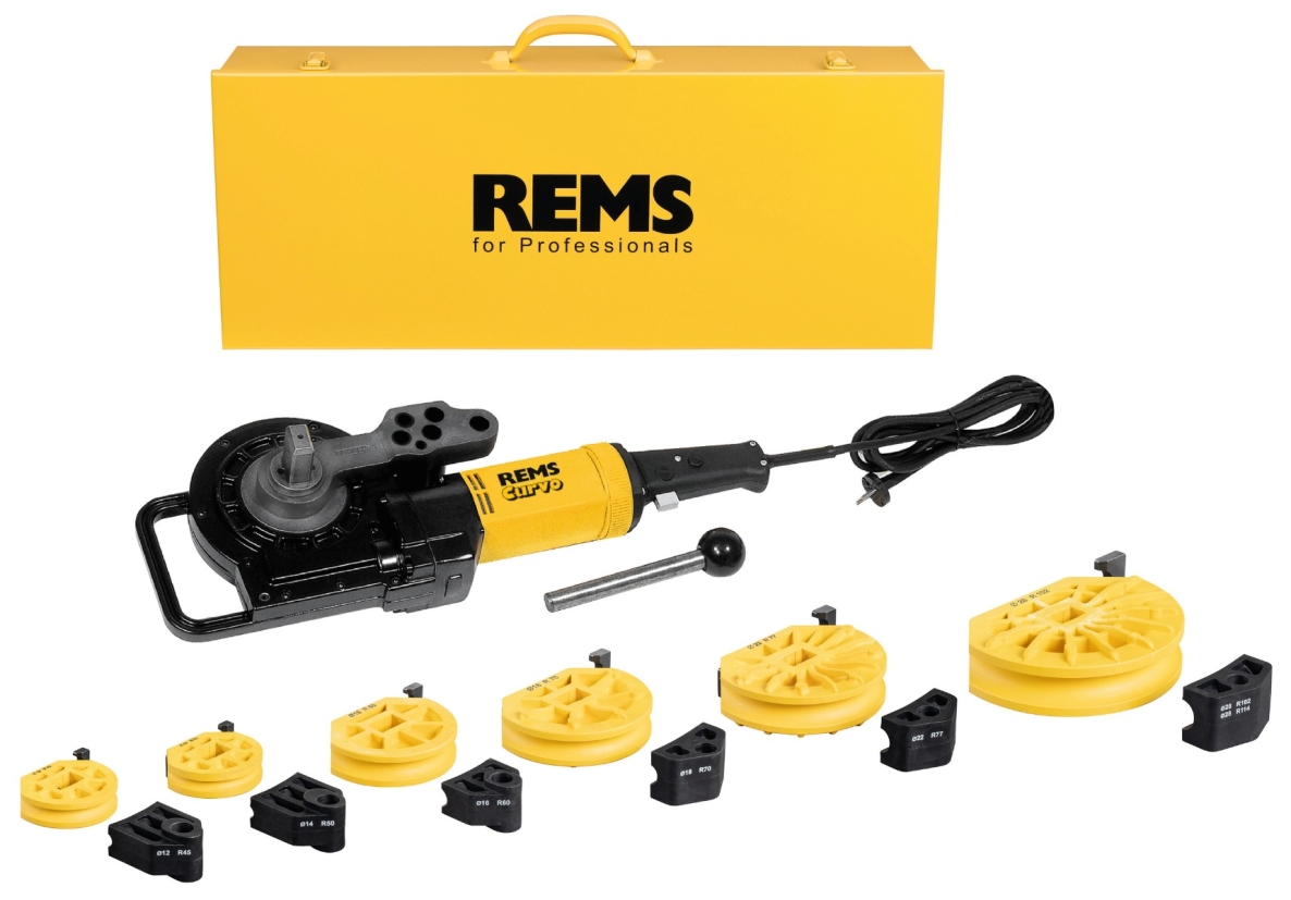 Rems 580031 R220 580031 Curvo Set 12-14-16-18-22-28 Electric Pipe Bender
