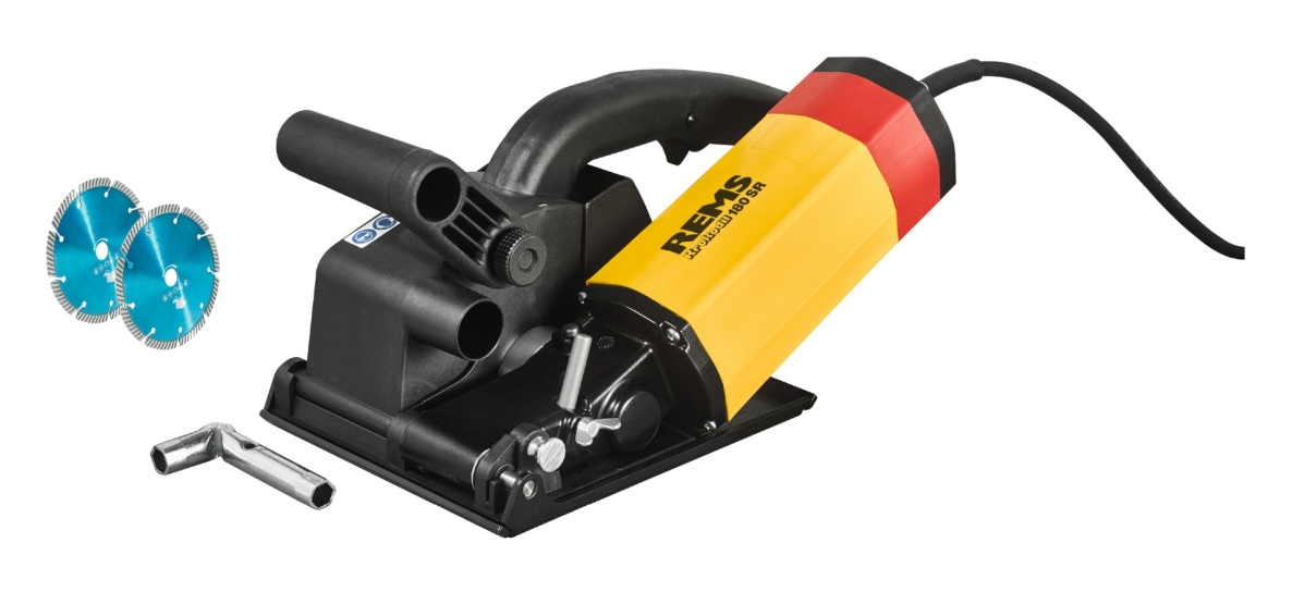 Rems 185X03 R220 Krokodil 180 Basic-Pack Trench saw + 2 free Diamond saw blades