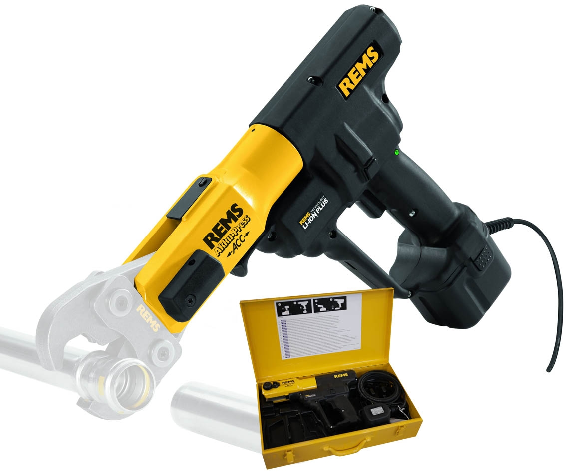 Rems 571015 R220 Akku-Press ACC Power-Edition Accuracy press machine with power supply