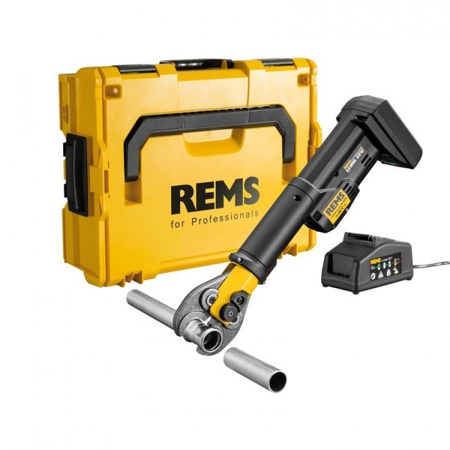 Rems 578016 R220 R220 Mini-Press S Press Machine AC 22 V Li-Ion Basic-Pack Pressing Pliers in L-Boxx