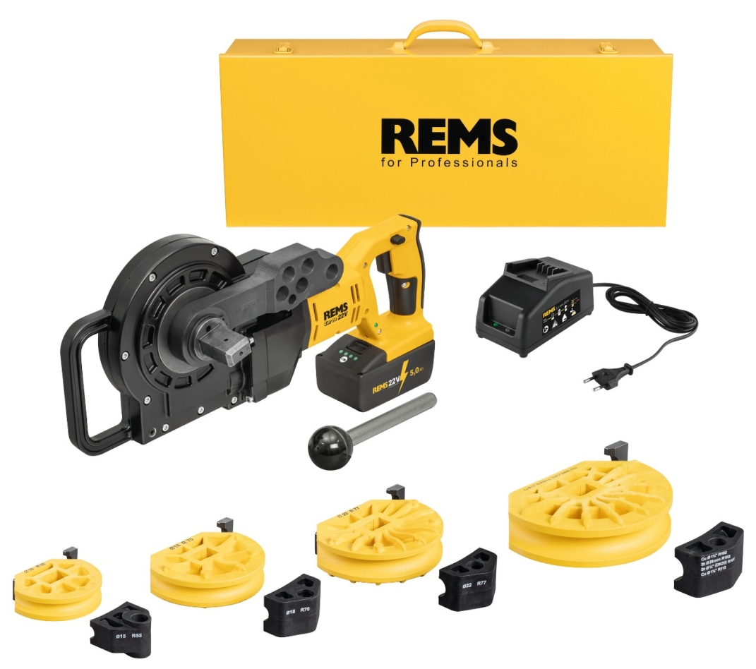 Rems 580053 R220 Akku Curvo 22 volts 15-18-22-28 mm