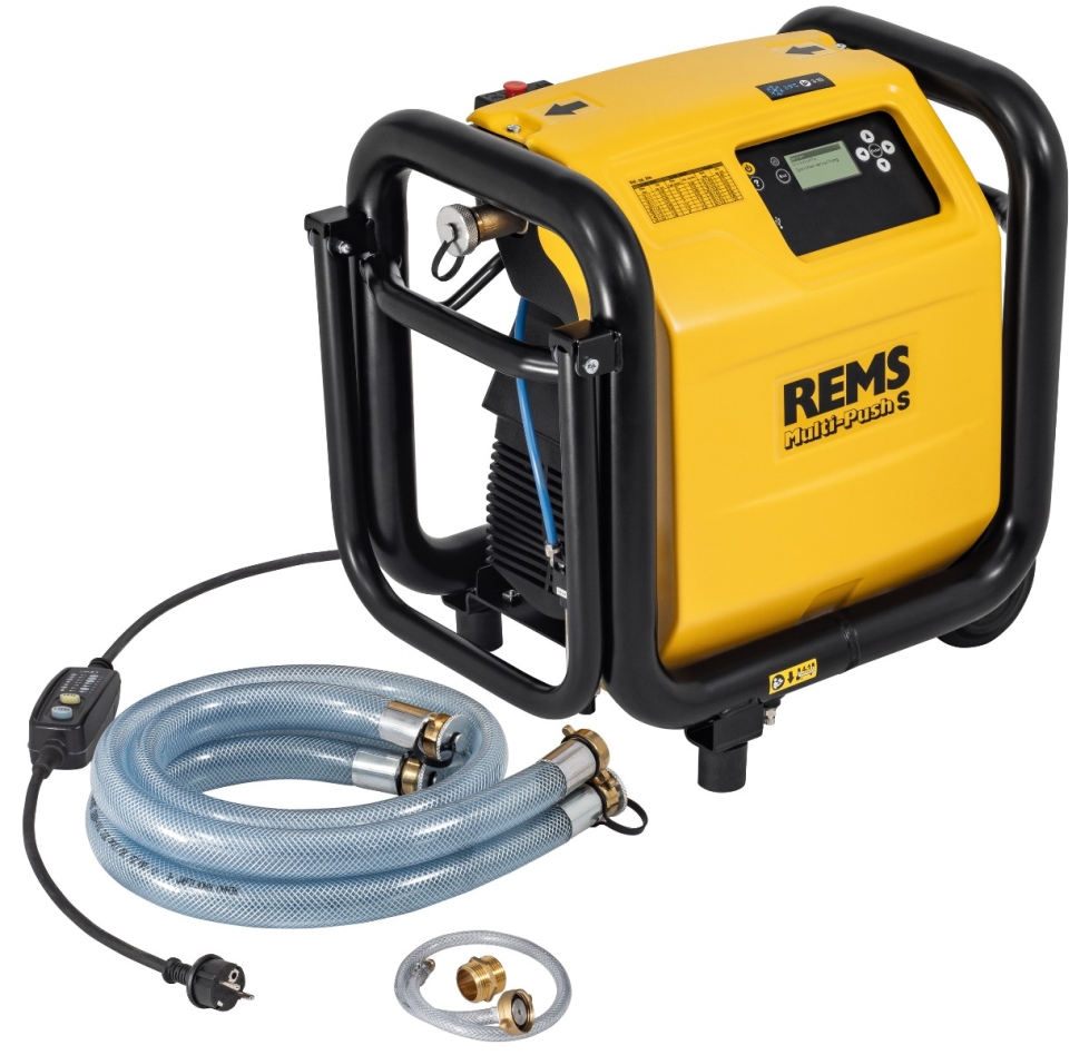 Rems 115810 R220 Multi-Push S Set Electronic flushing unit with compressor