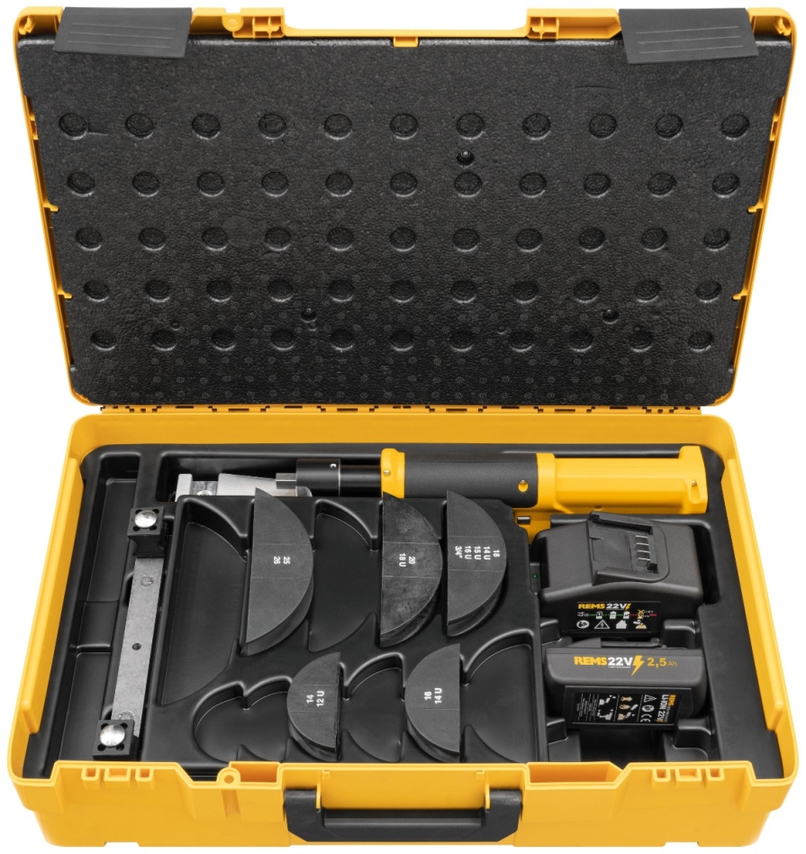 Rems 153414 R220 Hydro-Swing Battery Pipe Bender 22 V Set 14-16-18-20-25/26