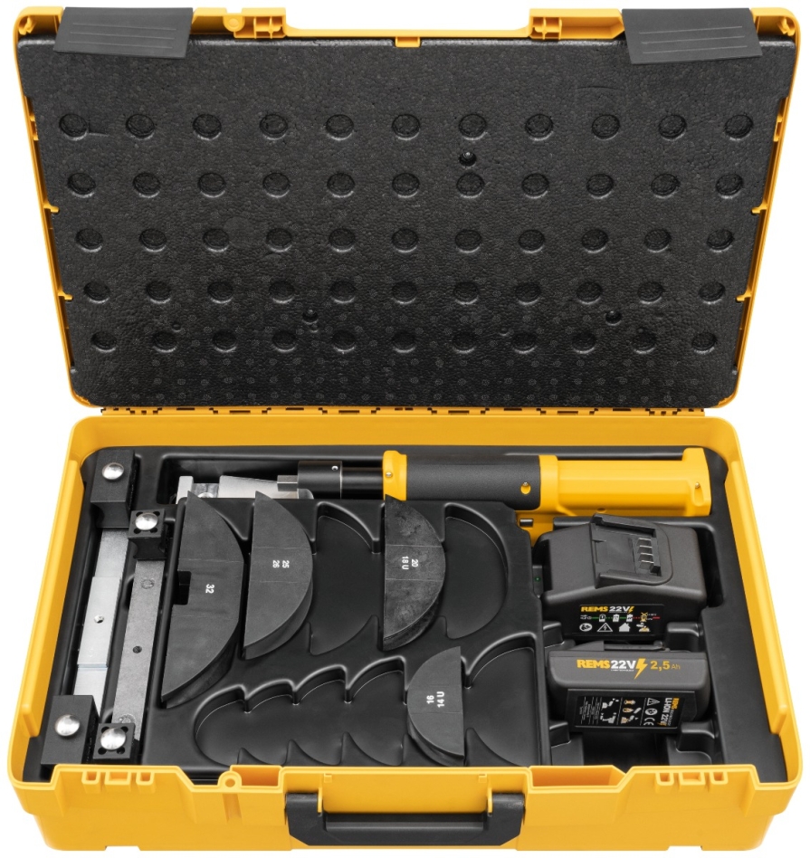 Rems 153415 R220 Hydro-Swing Battery Pipe Bender 22 V Set 16-20-25/26-32