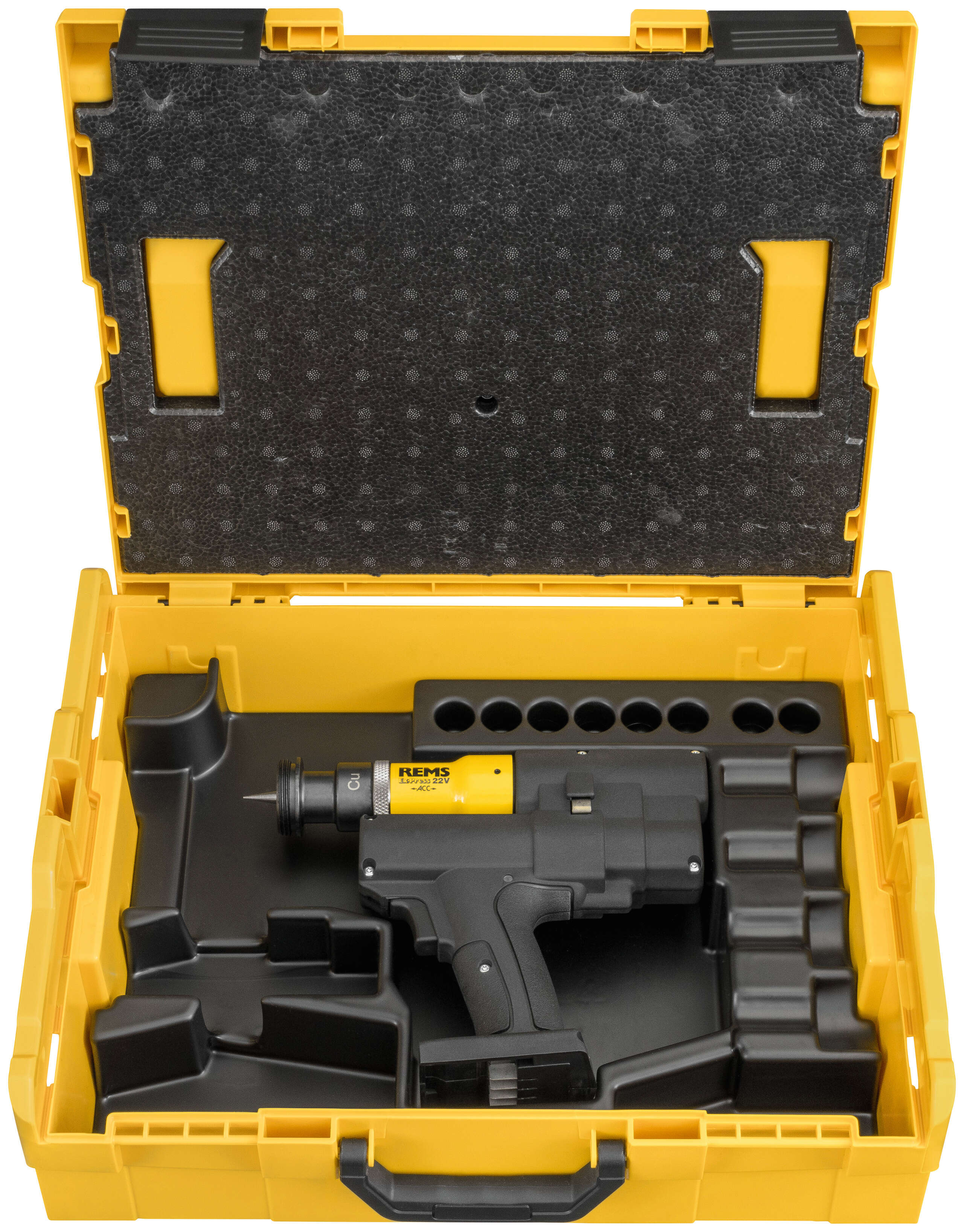 Rems 575029 R22 Ex-Press Cu 22V ACC Basic Pack Cordless Pipe Expander (battery and charger not included) in L-Boxx