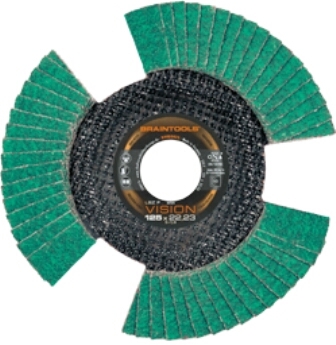 Rhodius 207084 LSZ F Flap disc Steel/Inox 115 x 22.23 mm K60