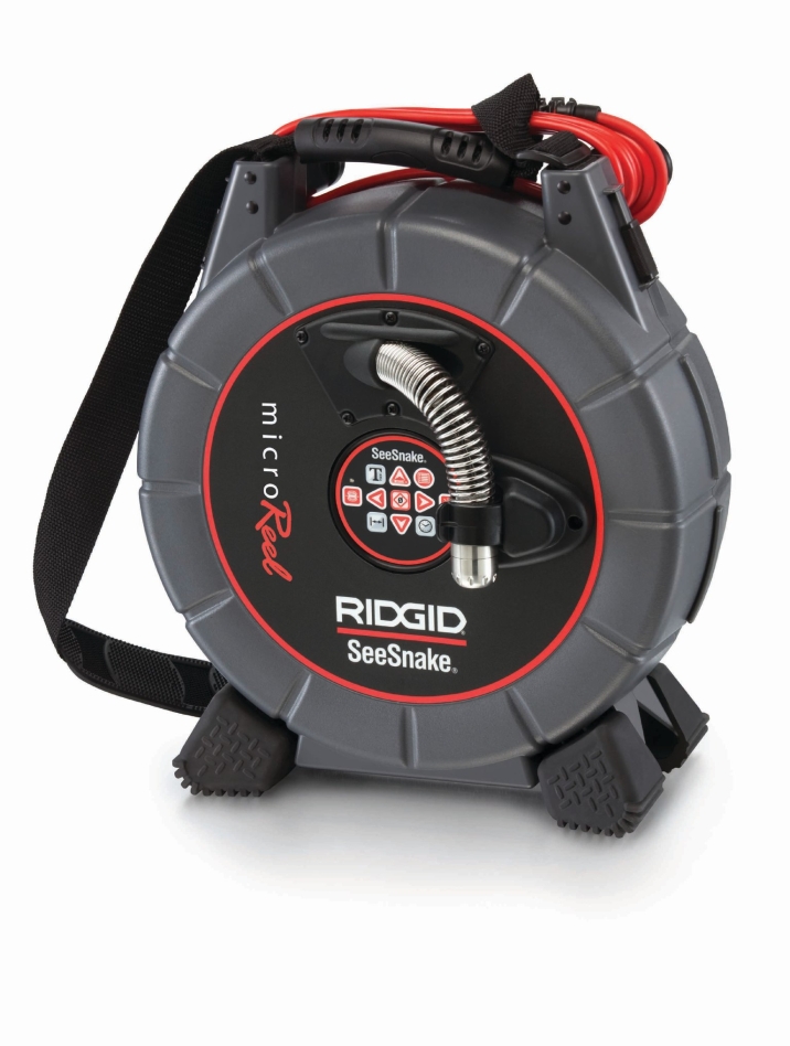 Ridgid 35218 MicroReel L100C with connection cable for micro CA-300 / CA-330 / CA-350 + locator and meter counter