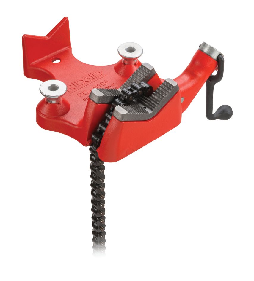 Ridgid 40215 model BC810 Work bench chain clamp with top screw 1/2"-8"