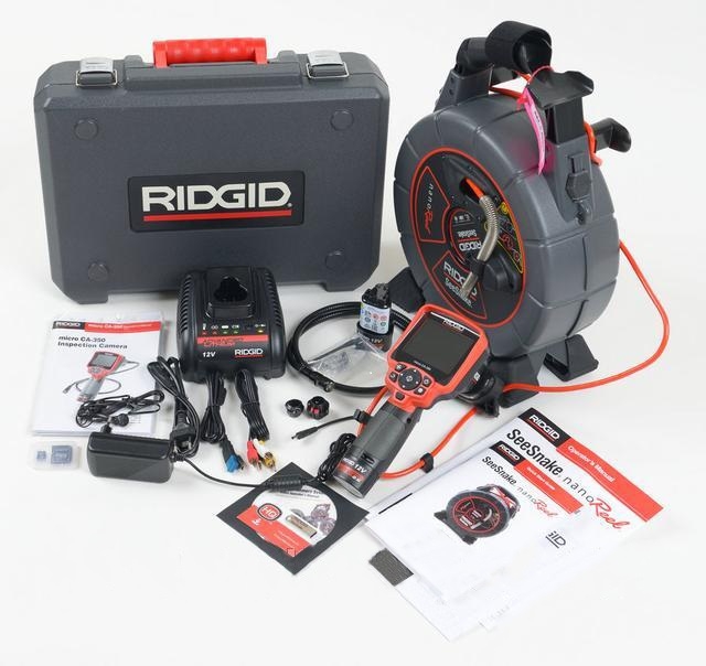 Ridgid 40823 NanoReel Reel N85S with micro CA-350 inspection camera