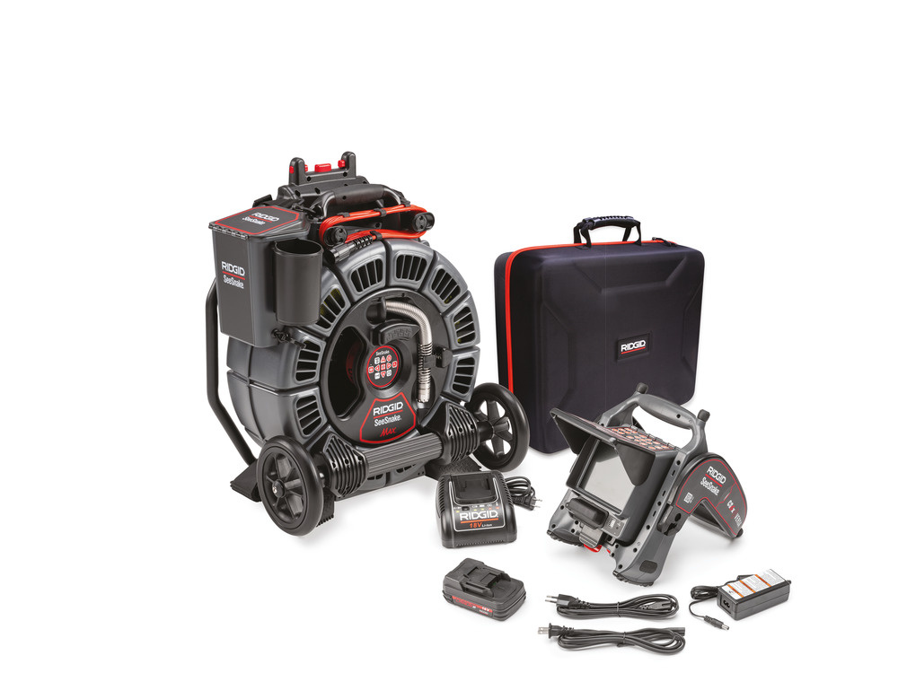 Ridgid 47163 SeeSnake® MAX RM200 camera system with CS6x-monitor accessoires