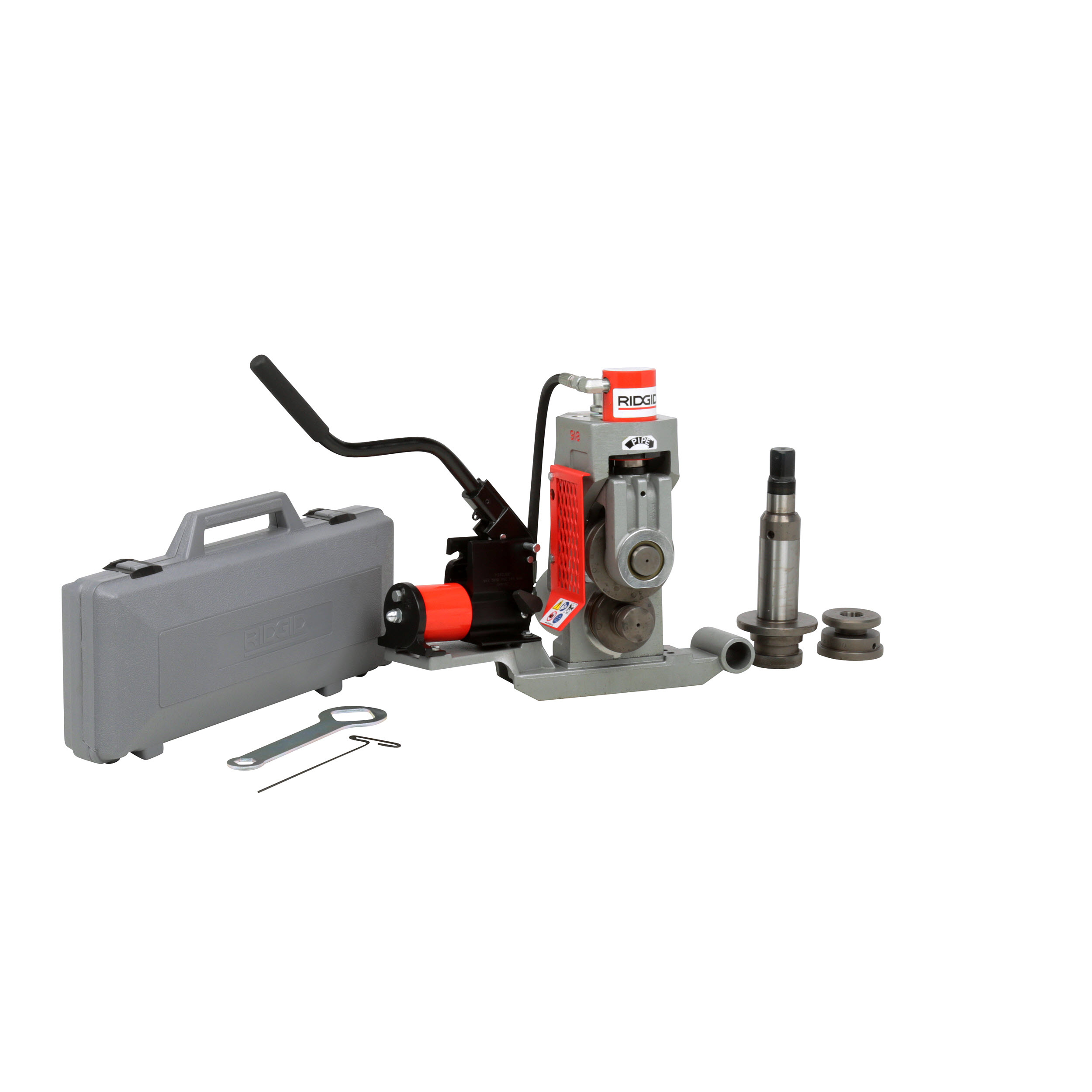 Ridgid 48297 918 Roller grooving machine with 300 machine drive mounting kit