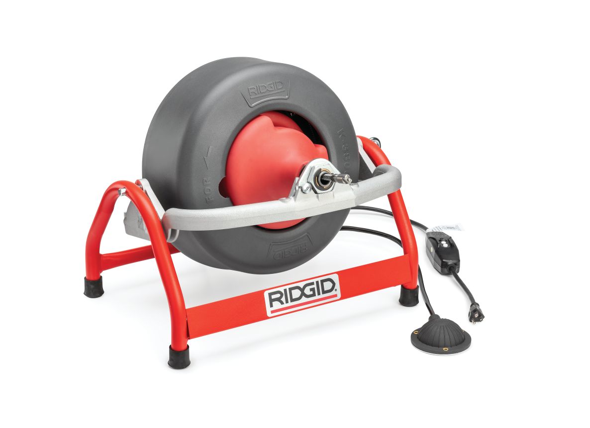 Ridgid 61502 K-3800 Drum unblocking machine with RIDGID gloves