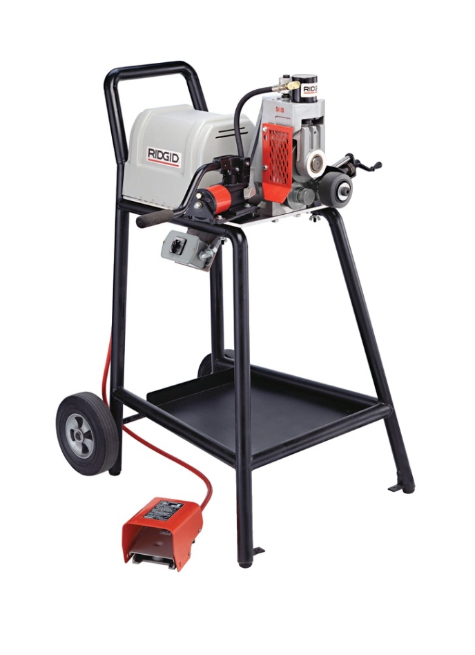 Ridgid 65902 Model 918-I Roller grooving machine 230V low stand