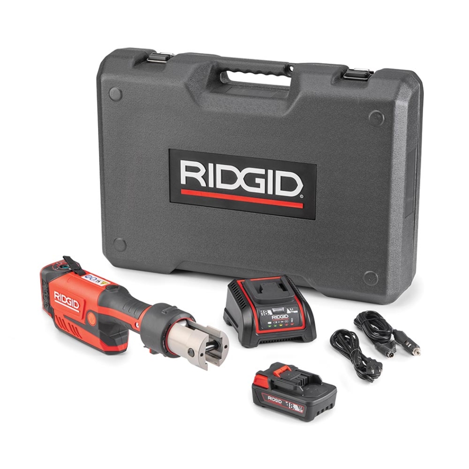 Ridgid 67228 RP351-B set Standard 12 - 108 mm Basic Set Press Tong 18V 2.5Ah Li-Ion without jaws