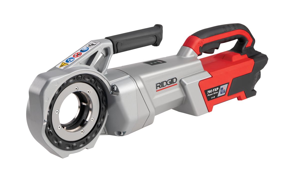 Ridgid 71998 760 FXP Electric Wire Cutter (11-R) with support arm in case