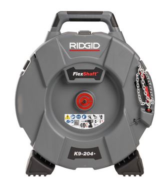 Ridgid 76198 K9-204+ FlexShaft® Sewer Cleaner 50-110 mm
