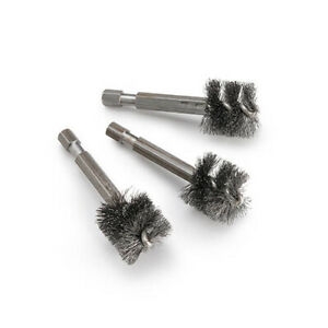 Ridgid Accessories 93717 Set of 3 Fitting Brushes 1/2".