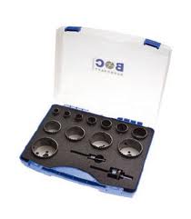 Bohrcraft 19001330014 RLS14 Hole saw set 14-piece HSS Bi-Metal Allround