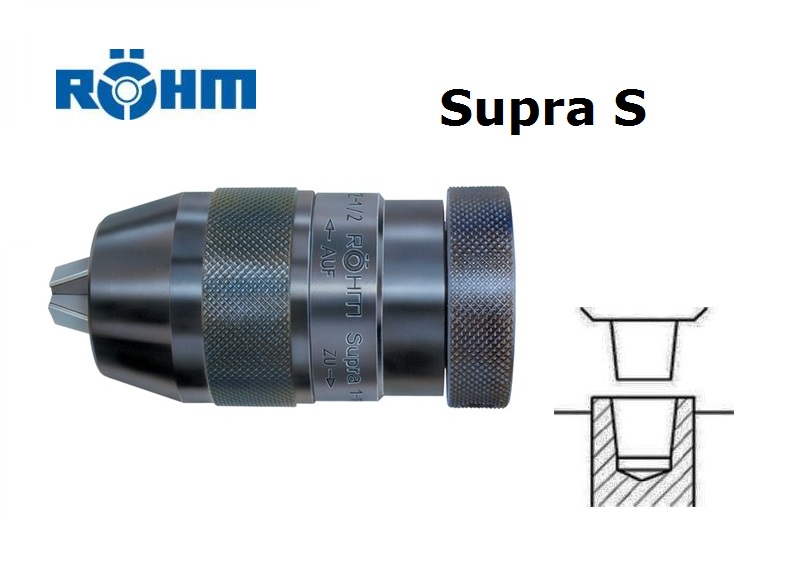 Röhm 871057 Quick-clamping drill chuck Supra S B16 3-16mm