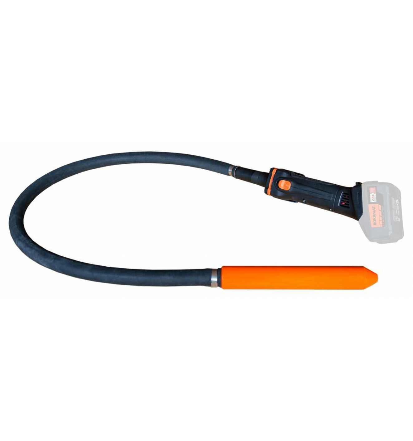 Rokamat 91600-b Battery vibrator 300cm 43mm 18V excl. batteries and charger