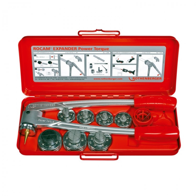Rothenberger 12338 ROCAM EXPANDER EPT Set 12 - 14 - 16 - 18 - 22 - 28 - 32 mm
