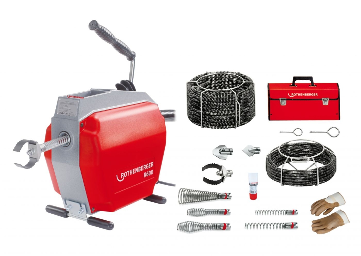 Rothenberger 19173 R600 Cleaning Machine Complete Set 20 - 150 mm
