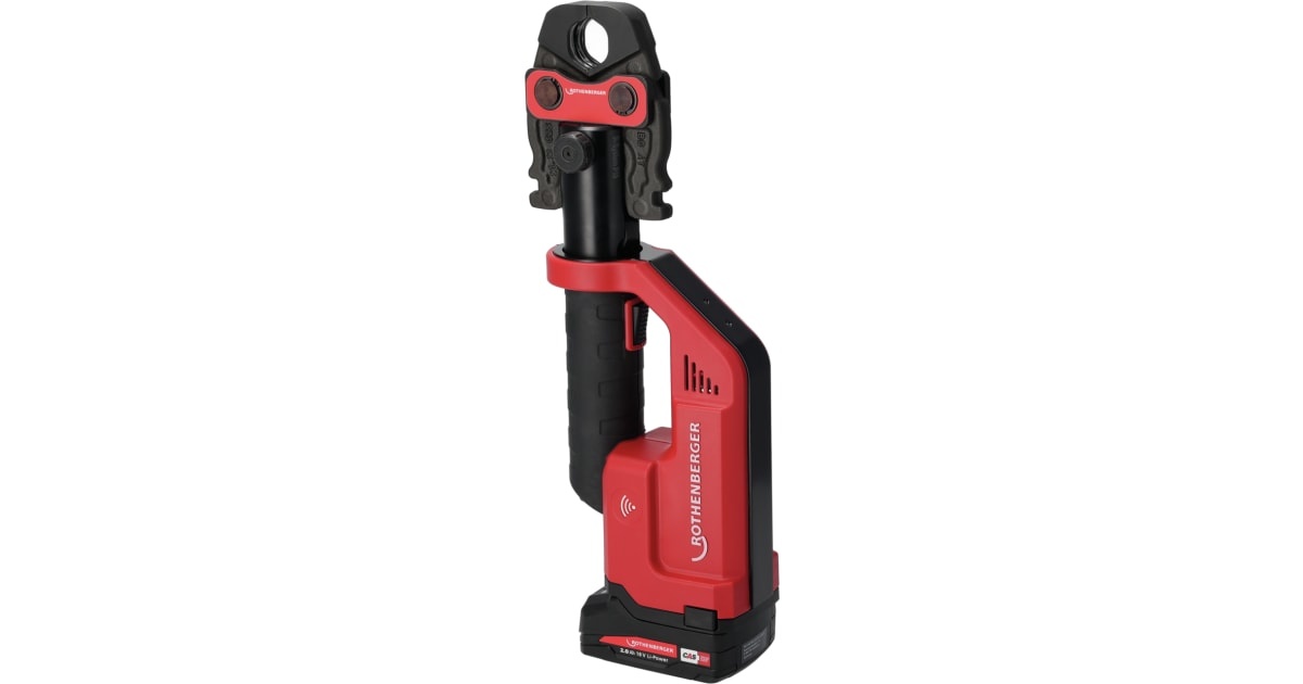 Rothenberger 1000002120 Romax Compact TT Set TH16-20-26 Battery Bar 18V 2.0Ah Li-Ion