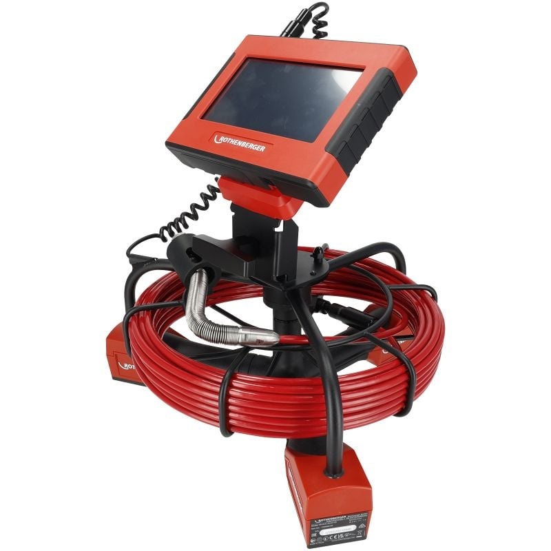 Rothenberger 1000004775 ROCAM Mini HD 3-in-1 Set, including accessories, 1x 2.0Ah battery, and charger in a case