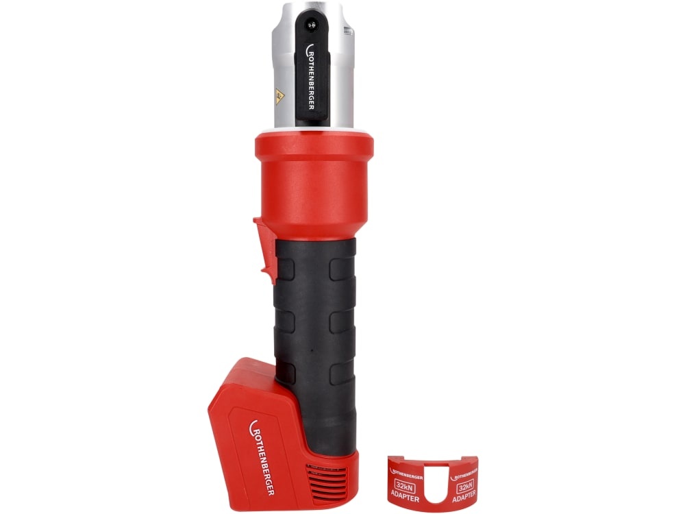 Rothenberger 1000004825 ROMAX NANO Base Machine CAS Hybrid Cordless Press 18V 32kN (battery and charger not included) in a carrying case