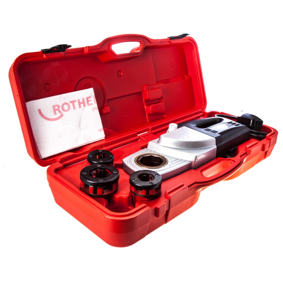 Rothenberger 71450 Supertronic 1250 Set of thread cutting machines BSPT R, 1/2"-1.1/4"