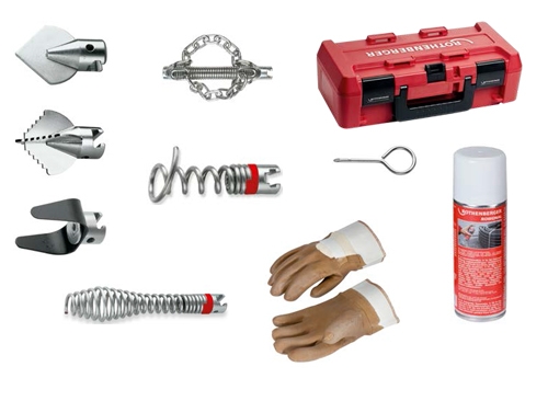 Rothenberger 72936 Tool set L for spirals 16mm, 10 pcs