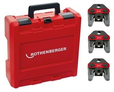 Rothenberger Accessories 015063X Press jaws Set TH Standard 16-20-26 mm in Rocase
