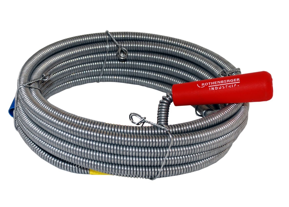 Rothenberger Industrial 1500000140 Spiral cleaner with claw, 5m