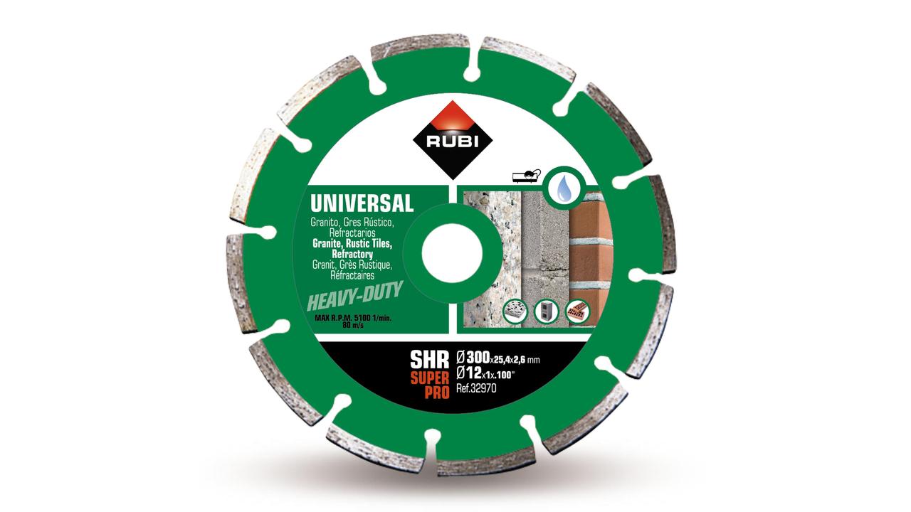 Rubi 32971 SHR-350 SuperPro 350 mm x 25.4 mm Diamond saw disc UNI