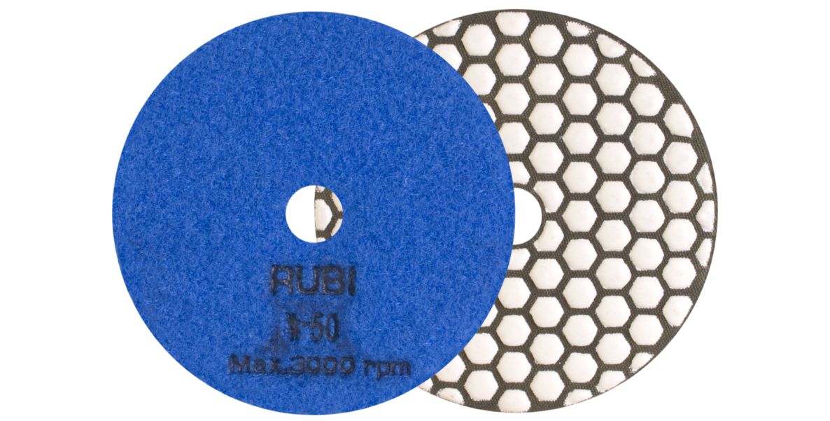Rubi 62970 Sanding and polishing pad Ø100 mm grit #50