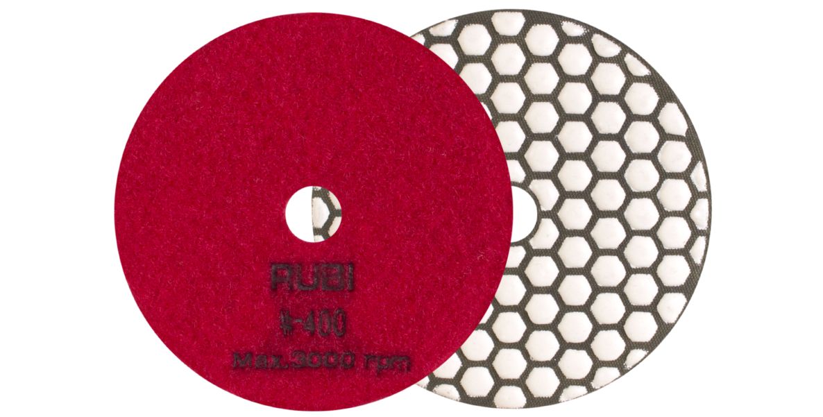 Rubi 62973 Sanding and polishing pad Ø100 mm grit #400