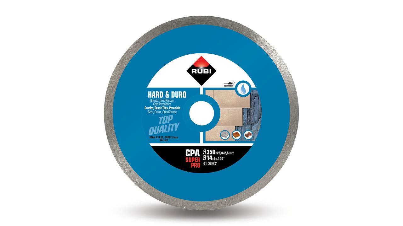 Rubi 30926 CPA-200 SuperPro 200 mm x 25,4 mm Diamond saw disc Hard