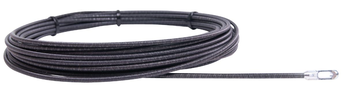 Runpotec 30012 Steel Pull Spring Ø 4mm with standard pulling eye 20m