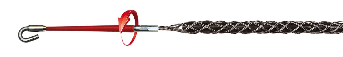 Runpotec 20274 Stainless steel Cable Pull Sleeve with hook 9-15mm