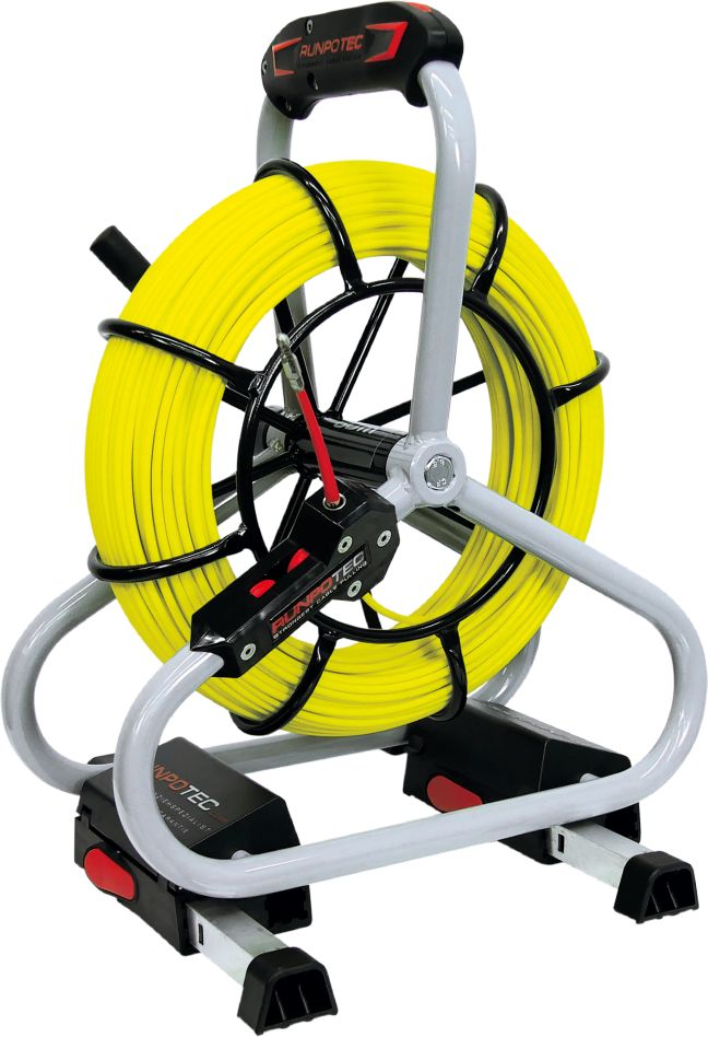 Runpotec 10050 Profi-set Fiberglass Extraction Spring Ø 4,5mm RTG6 80m incl. Reel