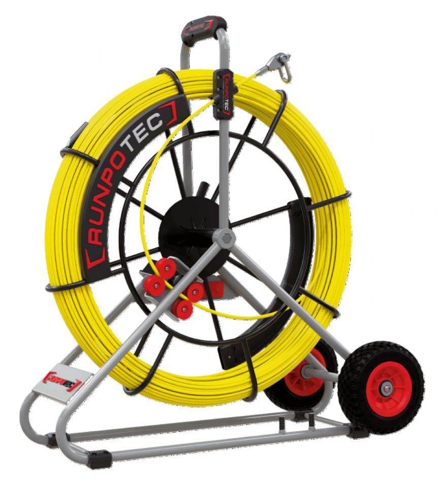 Runpotec 10076 Profi-set Glass Fiber Extraction Spring Ø 7,5mm RTG12 40m incl. Reel