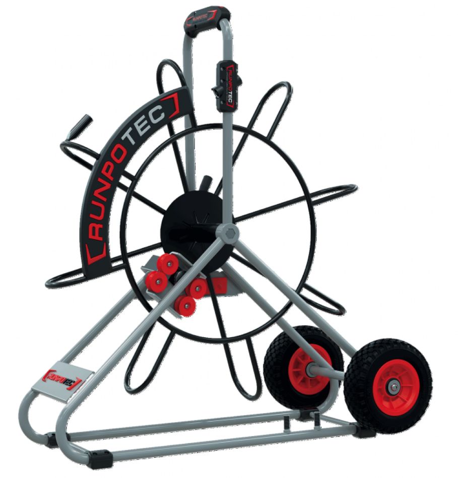 Runpotec 20405 Reel Ø 730mm galvanized/powder coated for 7.5mm and 9mm Fiberglass Tension Spring