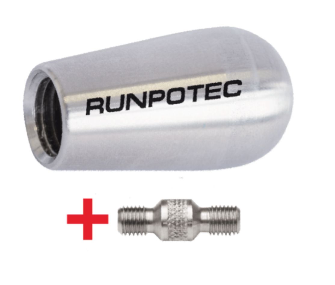 Runpotec 20409 Stainless steel Ball Head RTG12 + Connection RTG6 Ø20 mm