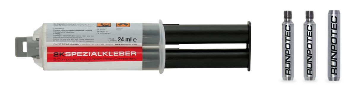 Runpotec 20424 Stainless steel Repair Kit Ø 11mm Fiberglass Pull Spring, 4-piece