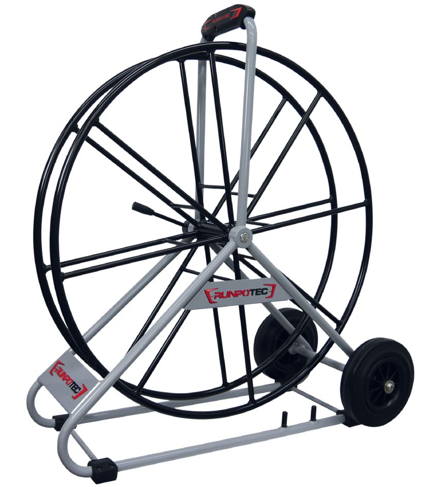 Runpotec 20526 Reel Ø 770mm Narrow galvanized/powder coated for Polyester Rope Ø10-12mm
