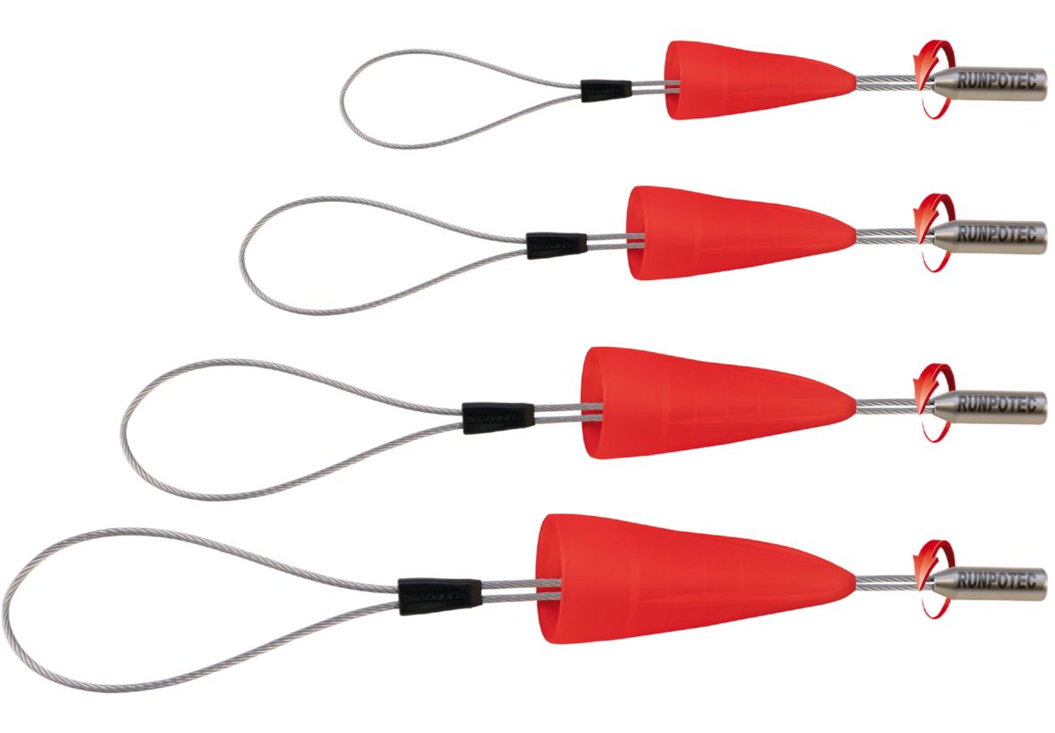 Runpotec 10154 Runpofix Cable puller set RTG6 Ø14-30mm with swivel, 4-piece